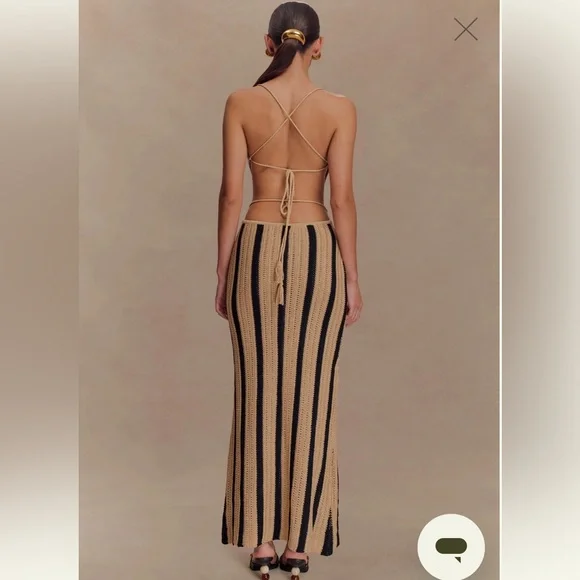 Meshki Shepherd Crochet Maxi Dress - Picture 4 of 5